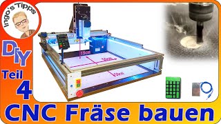 CNC Fräse einfach selber bauen Fräsbereich 50 x 50 x 15cm kann jeder Nachbauen Teil 44  IngosTipps [upl. by Shirline953]