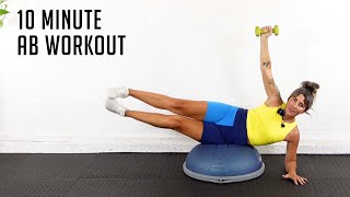 BOSU® Stable Core  10 min Ab Workout with Trainer Kaitlin [upl. by Labinnah]