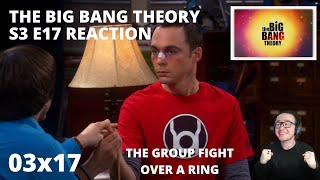 THE BIG BANG THEORY S3 E17 THE PRECIOUS FRAGMENTATION REACTION 3x17 THE GROUP FIGHT OVER A RING [upl. by Dagney5]