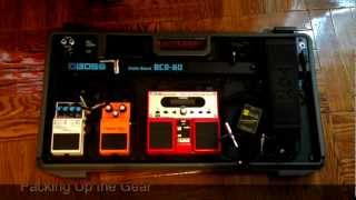 Pedalboard and Setup  Flute and Effects Pedals [upl. by Anaeli]