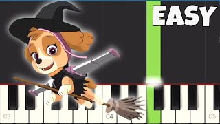 Its Halloween Night  EASY Piano Tutorial [upl. by Ludvig]