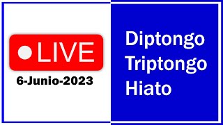 🔴 Asesoría en vivo DIPTONGOS TRIPTONGOS HIATO [upl. by Goltz]