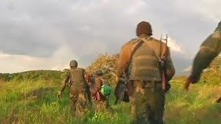 Clashes between M23 rebels and DR Congo army [upl. by Meade]