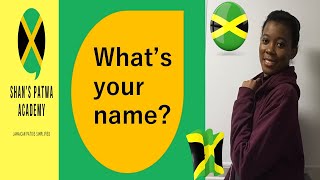 Jamaican Patois for beginners How to speak like a JamaicanHow to ask What is your name in Jamaican [upl. by Enyrhtac]