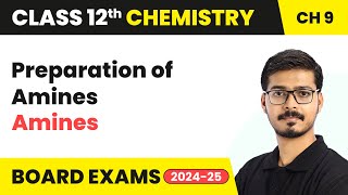 Preparation of Amines  Amines  Class 12 Chemistry Chapter 9  CBSE 202425 [upl. by Ahtelrac]