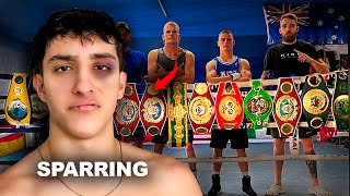 SPARRING en el Mejor Gimnasio de BOXEO  Australia Ep2 [upl. by Konyn]