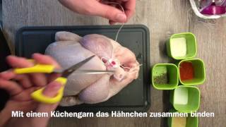 saftiges Backhähnchen aus dem Pampered Chef Ofenmeister [upl. by Samala]