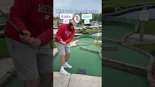 Hole 17 SemiFinal  2 Wolf vs 3 Eddie Mini Golf Championship minigolf [upl. by Hamas552]