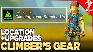 CLIMB FASTER with Climbing Gear LocationUpgrades  Tears of the Kingdom [upl. by Ivgnout60]