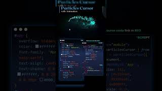 ✨ Interactive Particle Cursor Animation with JavaScript 🖱️🌌shorts shortvideojavascriptanimation [upl. by Prochoras]