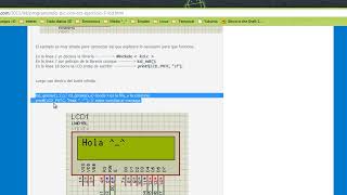 Practica de LCD con PICC y ISIS Proteus [upl. by Simonsen]