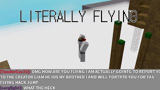 Roblox TAS Infinite Jump Glitch HOW TO DO [upl. by Adnihc]