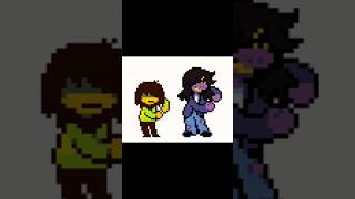 Deltarune characters dancing to distasteful anchovy from pizza tower edit deltarune shorts meme [upl. by Ailes]