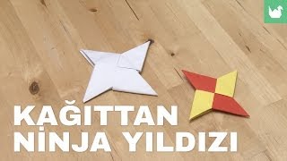 Kolayca origami yapmayı öğrenin Kağıttan Ninja Yıldızı [upl. by Agler]