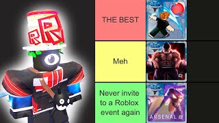 I Ranked EVERY GAME From “The Games” Roblox Event [upl. by Erdnaed]