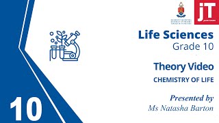 Gr 10  Life Sciences  Chemistry of Life  Theory [upl. by Ayekel772]