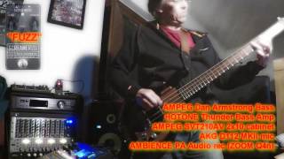 AMPEG Dan Armstrong Bass and CUSACK SCREAMER BASS FUZZ [upl. by Adnylem]