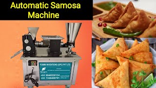 Automatic Samosa Making Machine  New Business Ideas  tamil business ideas  Namma MKG [upl. by Nalon211]