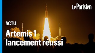 Mission lunaire Artemis I  revivez le premier décollage réussi de la fusée SLS [upl. by Mor]