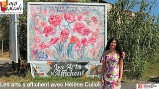 Les Arts sAffichent avec Hélène Culioli  durée 555quot [upl. by Anairuy]