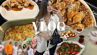 MUTFAK VLOG  FIRINDA MÜCVER  TATLI EKŞİ SOSLU TAVUK TARİFİ🍗  CİNSİYET PARTiSİNE GİDİYORUZ🤰🏼 [upl. by Aititel189]