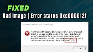 How To Fix Bad Image Error 0xc000012f On Windows 10 amp 11 [upl. by Alcock]