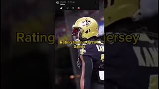 Rating team’s jersey saints nfl football edit sports [upl. by Ocko]