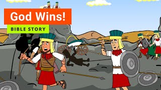 Bible story quotGod Winsquot  Primary Year B Quarter 1 Episode 6  Gracelink [upl. by Creedon]