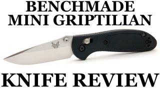 Benchmade Mini Griptilian Knife Review [upl. by Eelyac]