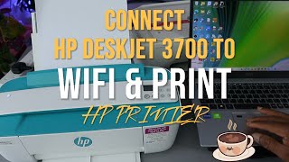 How To Setup and Connect Your HP DeskJet 3700 Series Printer To WIFI amp Print Doublesided [upl. by Annert516]