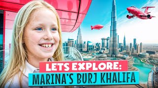 Hi Marinas Worlds Visits the Tallest Building in the World – Burj Khalifa Dubai  Part 1 [upl. by Westley547]