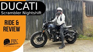 2023 Ducati Scrambler Nightshift review  walk around and riding video [upl. by Araht]