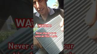 Never change Cabin Air filter AGAIN‼️ WATCH car maintenance automobile airfilters diy [upl. by Nelson]