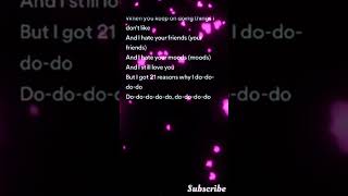 21 Reasons  Nathan Dawe amp Ella Henderson lyrics songlyrics musiclyrics tiktok lyricsspot plan [upl. by Idorb582]