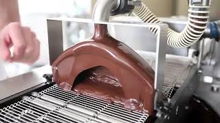 Enrobing and Depositing with Chocolate World Tempering Machine [upl. by Saraann]