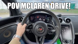 MCLAREN 570S POV DRIVE [upl. by Singband]