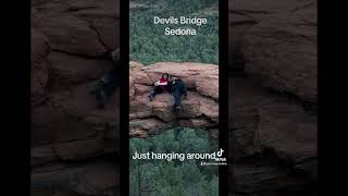 Devils Bridge Sedona Just hanging around hike travel explore exploretheworld traveling [upl. by Miyasawa915]