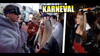 Wie GUT KÜSSEN FRAUEN an Karneval  Streetcomedy Köln 2024  TomSupreme [upl. by Yenhpad]