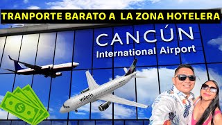 Viajamos de PUEBLA A CANCÚN ✈️ TRANSPORTE BARATO🔴 del AEROPUERTO a la ZONA HOTELERA de Cancún ✅ [upl. by Fulcher376]