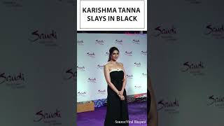 Karishma Tanna Turns Heads in AllBlack Look Fans Can’t Get Enough  Video [upl. by Aytida]