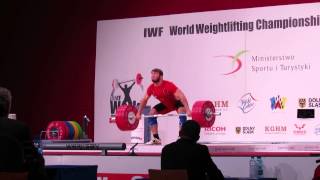 Apti Aukhadov snatch and campj in WWC 2013 Poland [upl. by Killigrew]