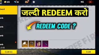 TODAY FFIC REDEEM CODE REWARDS [upl. by Van]