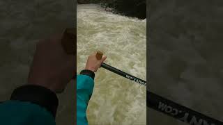 Upper Kamenice  Návarov gorge whitewater fail [upl. by Aihsenrad]