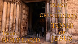 CHURCH of the HOLY SEPULCHRE December2023 Jerusalem Israel Holyland Silent walk [upl. by Rafa397]