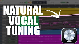 NATURAL Vocal Tuning in Logic Pro X  Tutorial [upl. by Amrak]