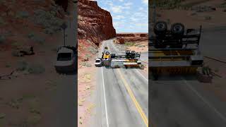 Realistic Highway Car Crashes 64  BeamNGdrive [upl. by Allissa]