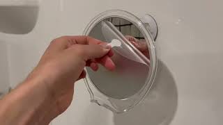 Luxo Fogless Shower Mirror Why Its So Impressive [upl. by Ardisj]