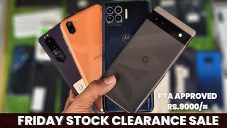 Friday Stock Clearance Sale Motorola Google Pixel Sony Samsung Sharp Aquos R2 Price In Pakistan [upl. by Eseret40]