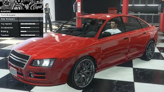 GTA 5  OG Vehicle Customization  Obey Tailgater Audi A6 [upl. by Wiburg]