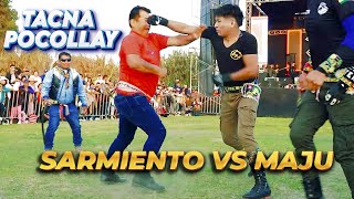 Hugo Sarmiento vs Maju Rioja en Tacna Pocollay la rendición de Maju con un Golp3 [upl. by Raffin]